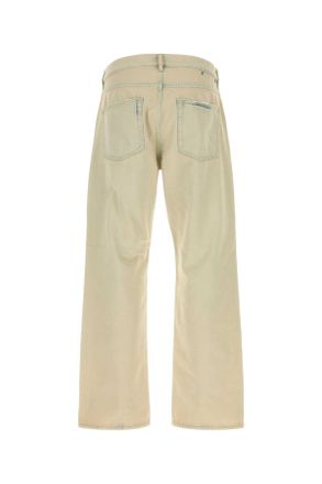 Golden Goose Mens Denim Jeans Lightsand Exterior: Cotton