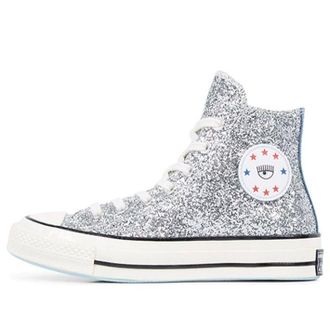 Converse (WMNS) Converse Chiara x Chuck 70 High Silver Glitter Blue 563829C