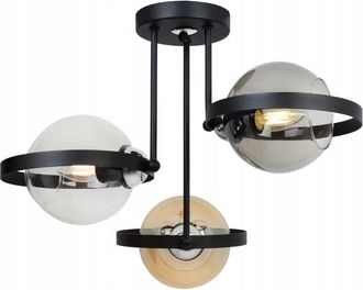 OEM L&aacute;mpara Colgante Moderna Con Anillo De Vidrio Mix