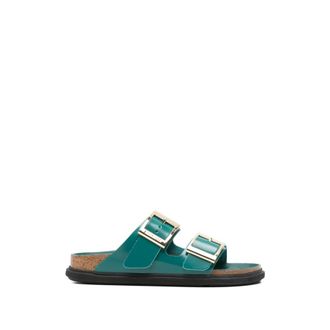 Birkenstock Sandalen Smalle Pasvorm - Dames - Sandalen - Groen - 41 EU - Schoenen