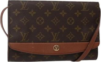Louis Vuitton Pre-owned Canvas Cross Body Tas - Dames - Vintage Schoudertas - Bruin - ONE Size - Vintage