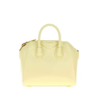 Givenchy Cream Leather Mini Antigona Handbag