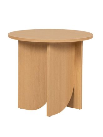 Kenay Home Mesa auxiliar efecto madera natural 50 cm x 50 cm