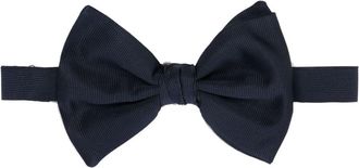 Giorgio Armani silk bow tie - men - Silk - One Size - Blue