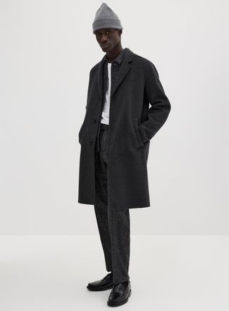 Marc O'Polo Shirt - Mens Charcoal brushed overcoat