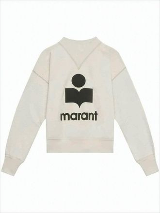 Isabel Marant Relaxed Fit Long-Sleeve Sweatshirt With Graphic Logo