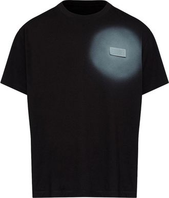 Maison Margiela Black Short-Sleeved Cotton T-Shirt