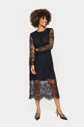 Saint Tropez Jurk Regular fit Blac