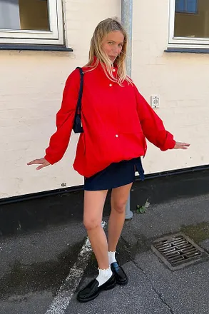 Maeve Funnel-Neck Tech Jacket