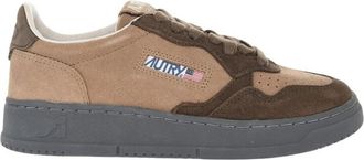Autry Brown Logo Medalist Sneakers