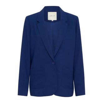 Cream Elegante Blazer Marine Crocamia - - Jackets - Donna - Blu - M
