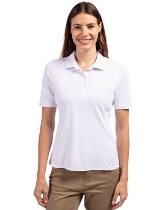 Cutter & Buck Virtue Eco Pique Recycled Womens Polo Shirt