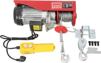 OEM Cabrestante El&eacute;ctrico, Capacidad De Carga De 800 Kg, Velocidad De Elevaci&oacute;n De 4 M/min, Cable De Acero, Control Remoto, Cable Doble De 6 M De Longitud