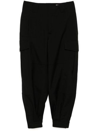 Alexander McQueen cargo trousers - men - Wool/Cotton - 50 - Black