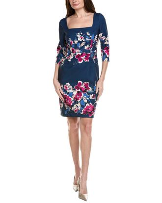 Adrianna Papell Floral Sheath Dress