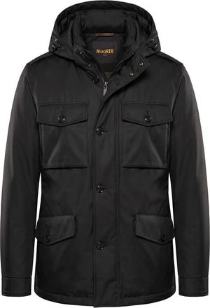 Moorer Heren, Jassen, Zwart, Maat: 3XL Poliester
