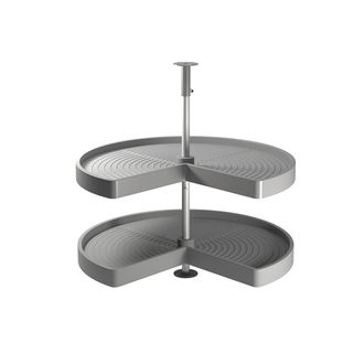 Emuca Emuca - Juego De Bandejas 8928921 Shelvo 3/4 M&oacute;dulo 900mm Pl&aacute;stico Gris