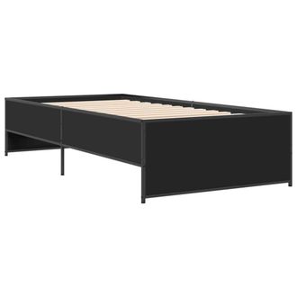 Berkfield Home Durable Bed Frame without Mattress Black 90x190 cm Single