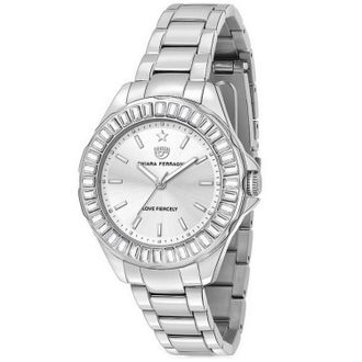 Chiara Ferragni Womens Ladies Watch Quartz silver Stainless Steel - One Size