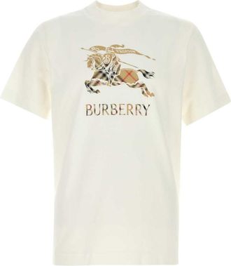 Burberry White Logo T-Shirt