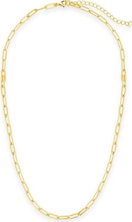 Sterling Forever 14K Gold Plated Small Link Necklace at Nordstrom Rack