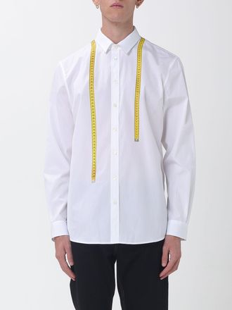 Moschino Graphic Print Cotton Shirt with French Collar