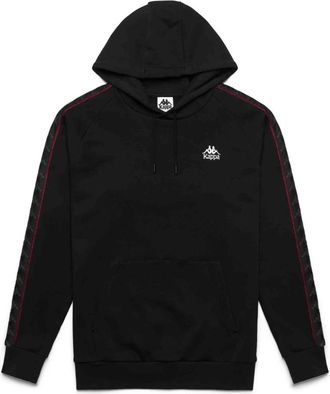 Kappa Madison Fleece Hoodie - Heren - Hoodies - Zwart - XL - Hoodies & sweatvesten