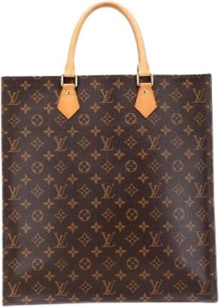 Louis Vuitton Pre-owned Tote Bags, female, Brown, Size: ONE SIZE Pre-owned Sac Plat Monogram Handbag