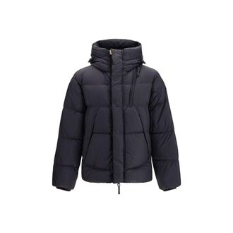 Parajumpers Black Goose Down Full-Length Mens Jacket