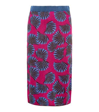 Diane Von Fürstenberg Hazel jacquard knit midi skirt