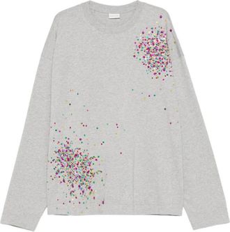 Dries Van Noten Light Grey Cotton T-Shirt