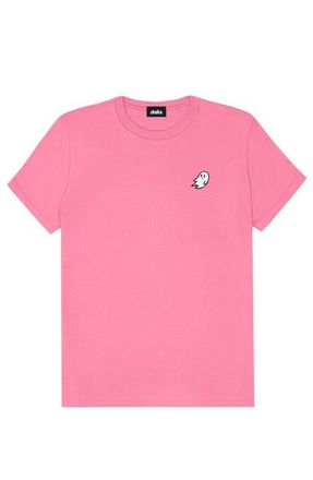 Dalix Ghost Womens Relaxed Tee in Charity Pink at Nordstrom, Size Xx-Large