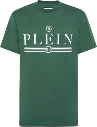 Philipp Plein graphic print T-shirt - men - Cotton - L - Green