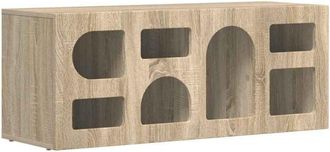 vidaXL TV Cabinet Sonoma Oak 100 x 35 x 40 cm Engineered Wood vidaXL