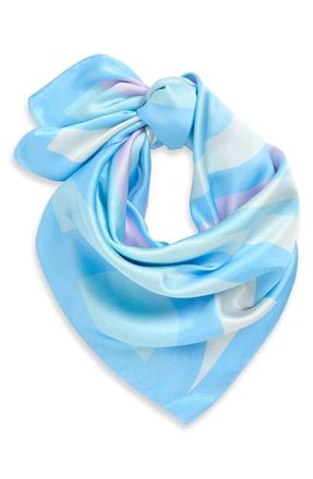 Frasier Sterling Ocean Breeze Square Scarf in Blue at Nordstrom