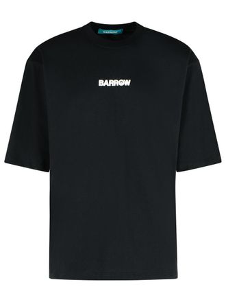 Barrow Black Cotton T-Shirt