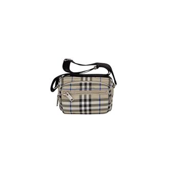 Burberry Borsa a tracolla Check - - Bags - Uomo - Multicolore - ONE SIZE