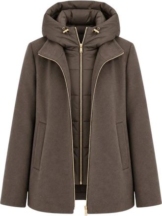 Emme Di Marella Emmsorriso Jacket - Dames - Winterjassen - Bruin - L - Polyester - Jassen