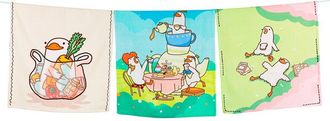 Tiramisu Set Of 3 The Gaggle Of Geese Artisan Kitchen Tea Towel Set