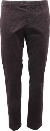 AT.P. CO Zwarte Katoen Elastaan Broek - Heren - Chinos - Zwart - M - Katoen - Broeken