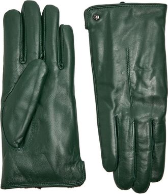 Dents Maria Leather Gloves - Green - M