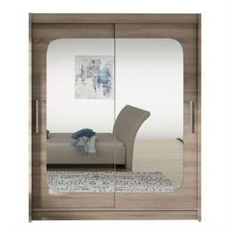 Mirjan24 Mobilier1 - Armario Closico 135, Trufa Roble, 200x150x58cm, Puertas De Armario: Correderas, N&uacute;mero De Estantes: 0