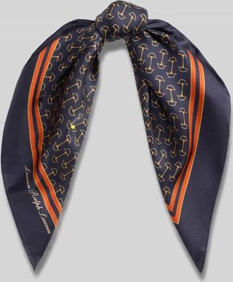 Lauren Ralph Lauren Tuch aus reiner Seide in Dunkelblau, Gr&ouml;&szlig;e 1