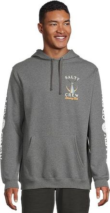 Salty Crew Tailed Hood Fleece Mens Fleece Gunmetal Heather : 2XL, Cotton/Fleece/Polyester