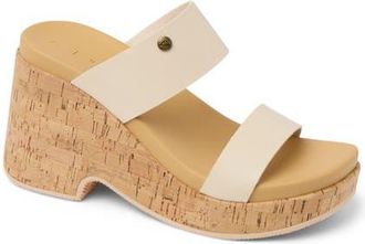 Reef Sunset Ibiza Platform Slide Sandal in Vintage at Nordstrom, Size 11