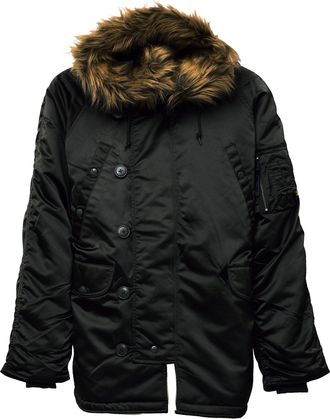 Edwin Extended-Fit Synthetic Fur Hood Snorkel Parka