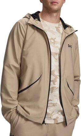 Under Armour Unstoppable Hooded Jacket in City Khaki at Nordstrom, Size Medium