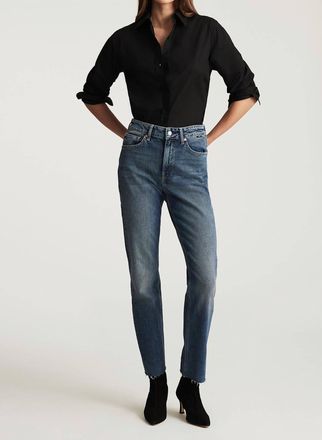 Mavi New York Straight Leg Jeans In Deep Classic Blue