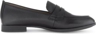 Gabor Klassieke Zwarte Damesloafer - Dames - Loafers - Zwart - 37 1/2 EU - Leer - Schoenen