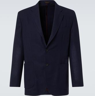 Rubinacci Blazer in grisaille di lana